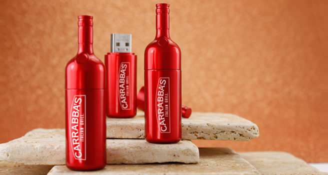 Bottle Custom Shape Thumb Drive