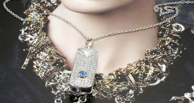 Diamond Wedding Favor Flash Drives