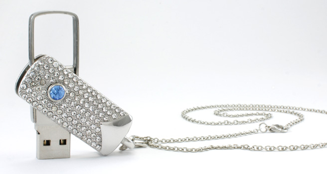 Diamond Custom Shaped Flash Drives
