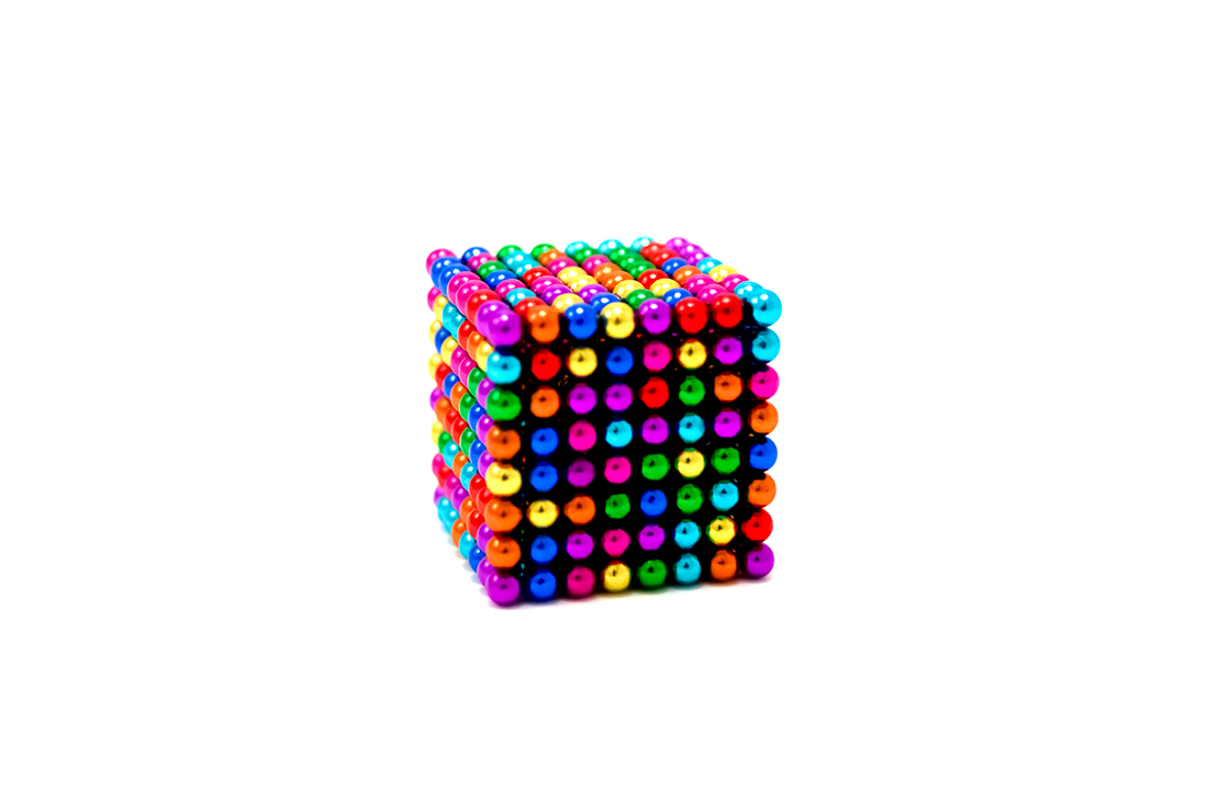 A Magnetic Ball Cube