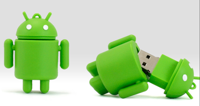 Custom Shaped Android USB Flash Drives