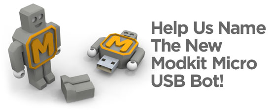 Robots in Your Pocket: Introducing Modkit's Custom Robot USB Drives
