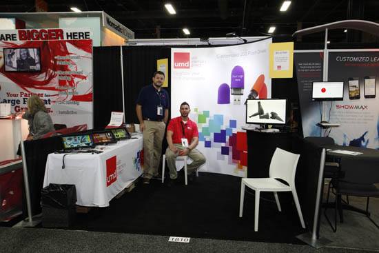 usbmemorydirect trade show booth