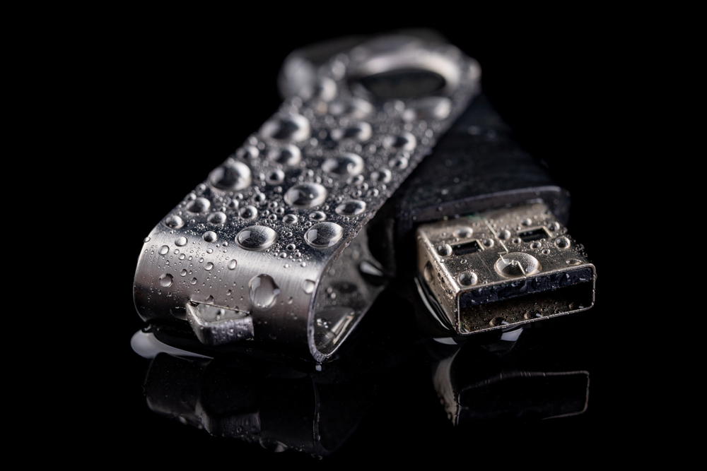 water damaged flash drive
