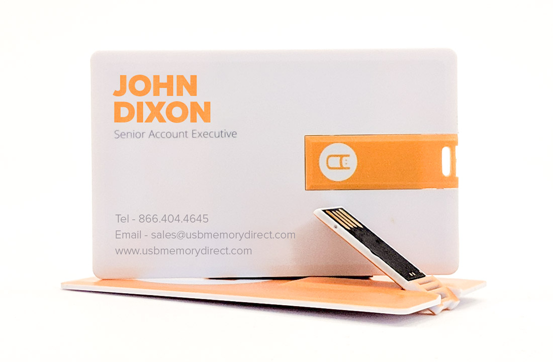 Slim, Stylish, and Functional: our Custom USB Business Cards