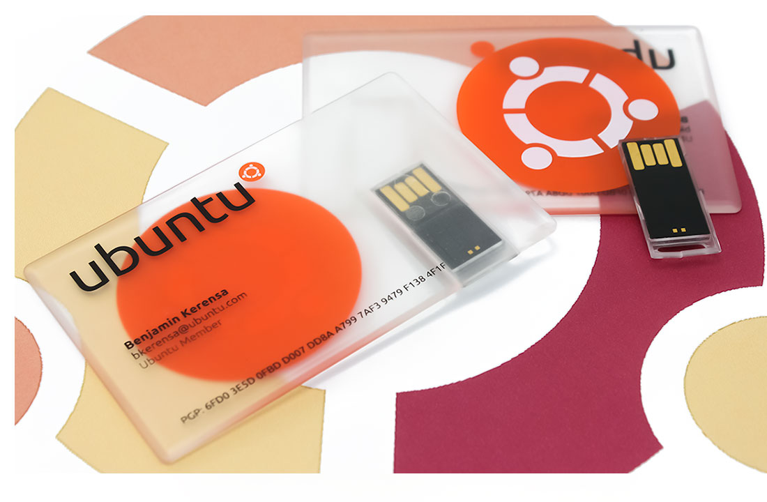 Transparent USB Business Card