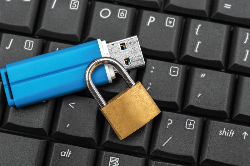 Security Measures To Take To Keep Your Most Sensitive Files Private - Encrypt flash drives