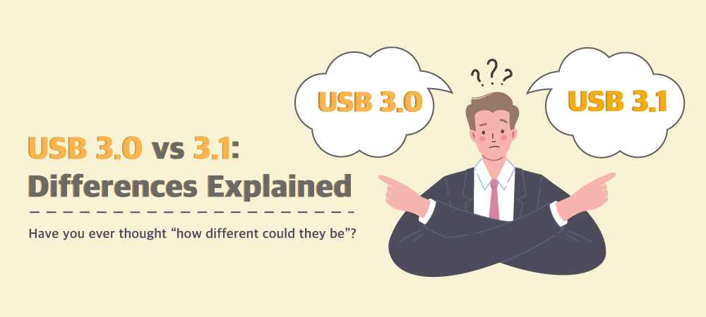 USB 3.0 vs. 3.1: 
