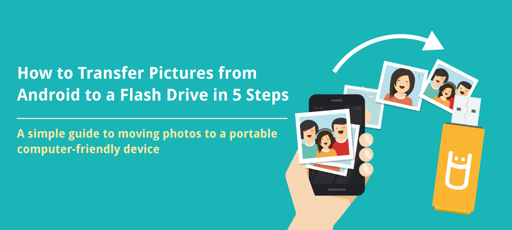 How to TRANSFER PHOTOS from Cell Phone to PEN DRIVE USB Memory 