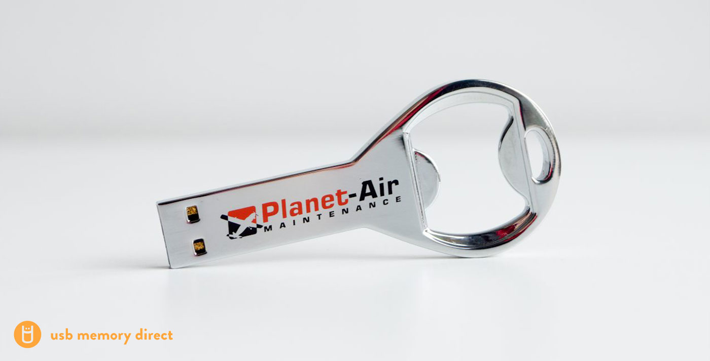 Open Bottles, Store Data: Our Multi-Functional Opener Custom Flash Drive