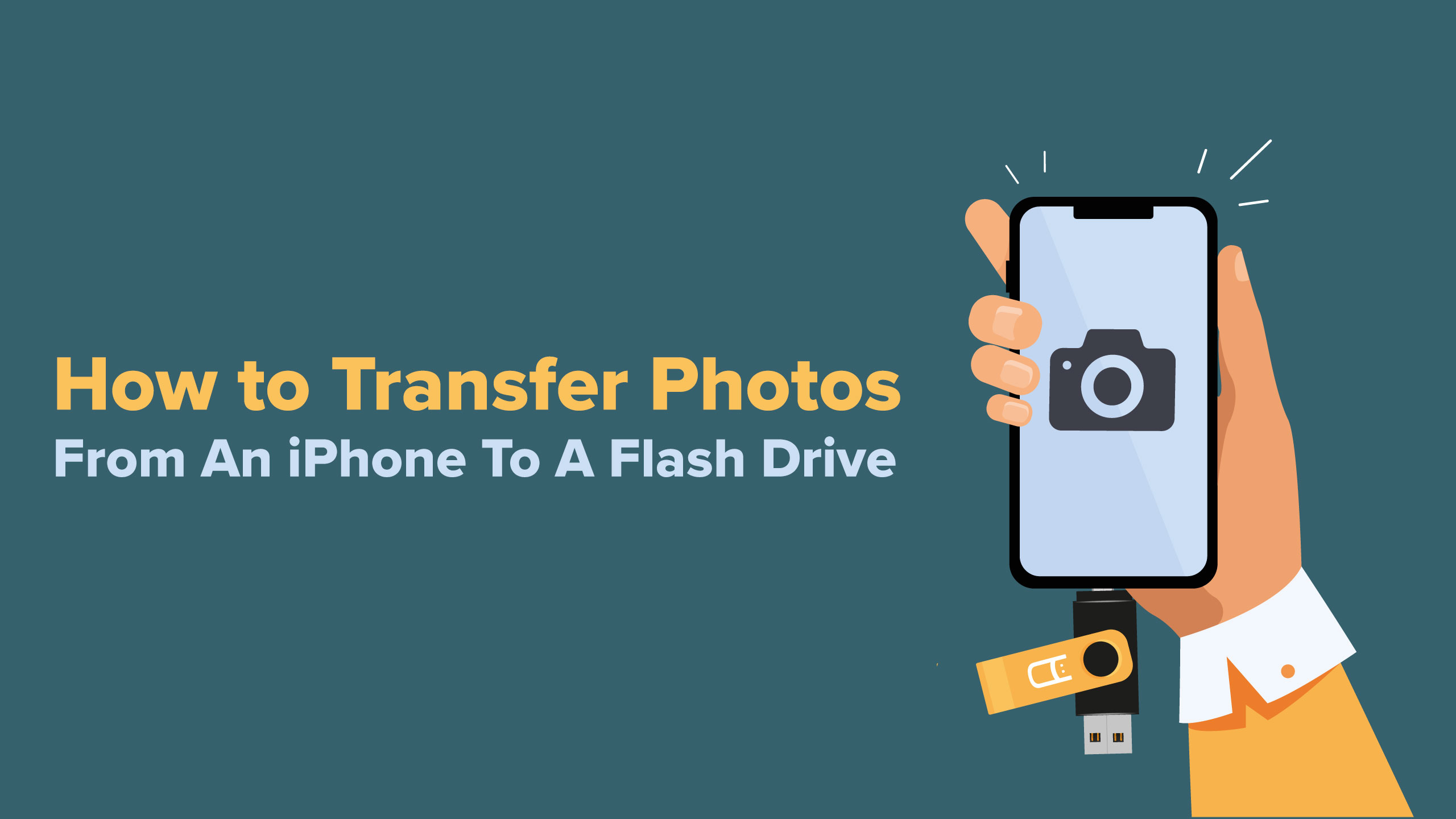 How to Transfer Photos from an iPhone to a Flash Drive