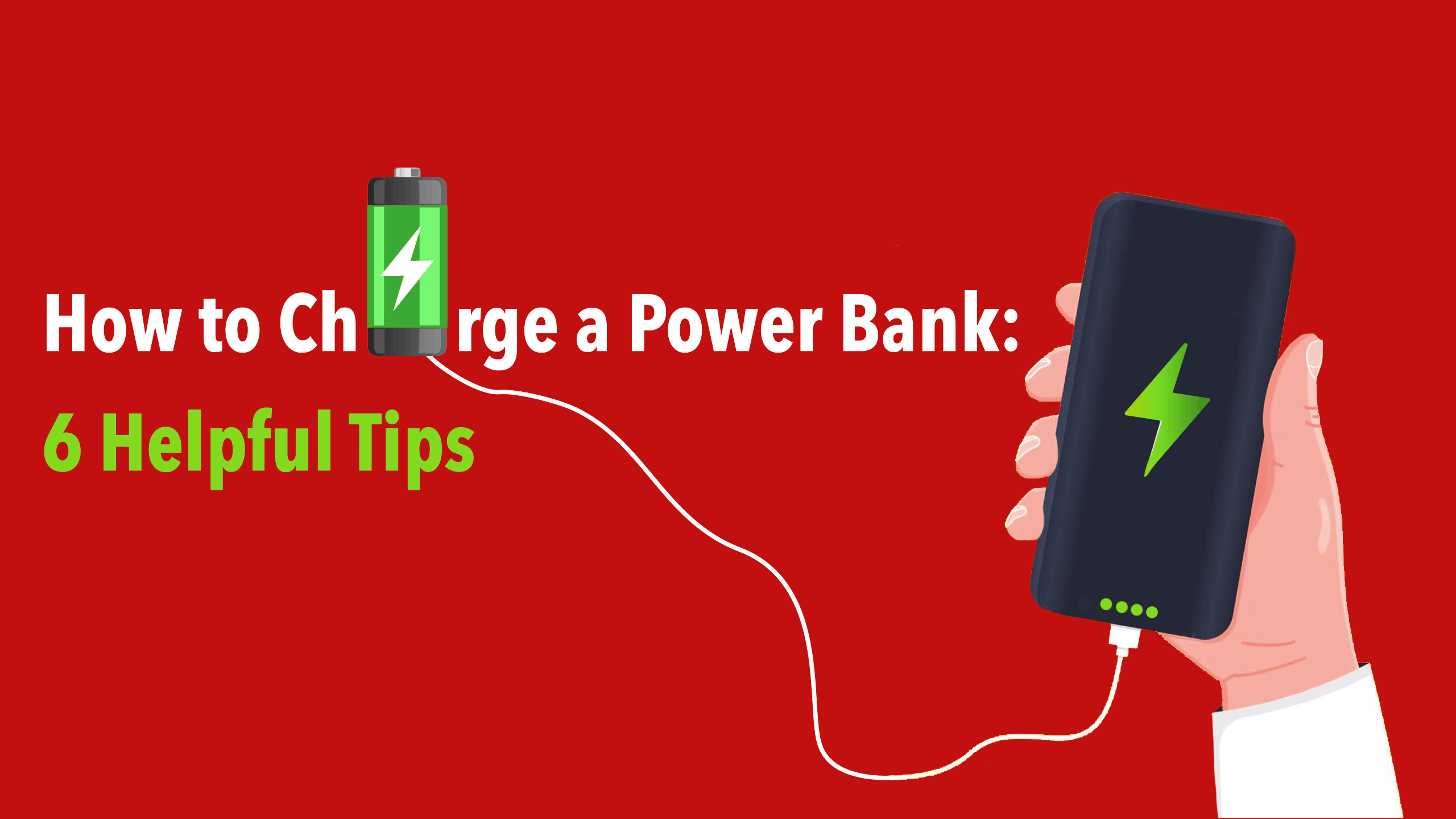 How to charge a power bank - USB Memory Direct