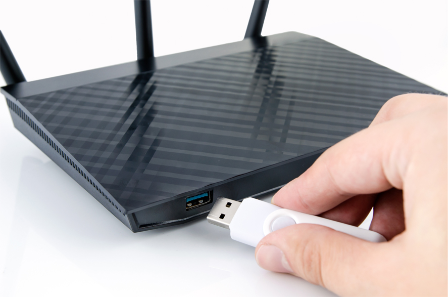 To Add USB Storage to Wi-Fi Router