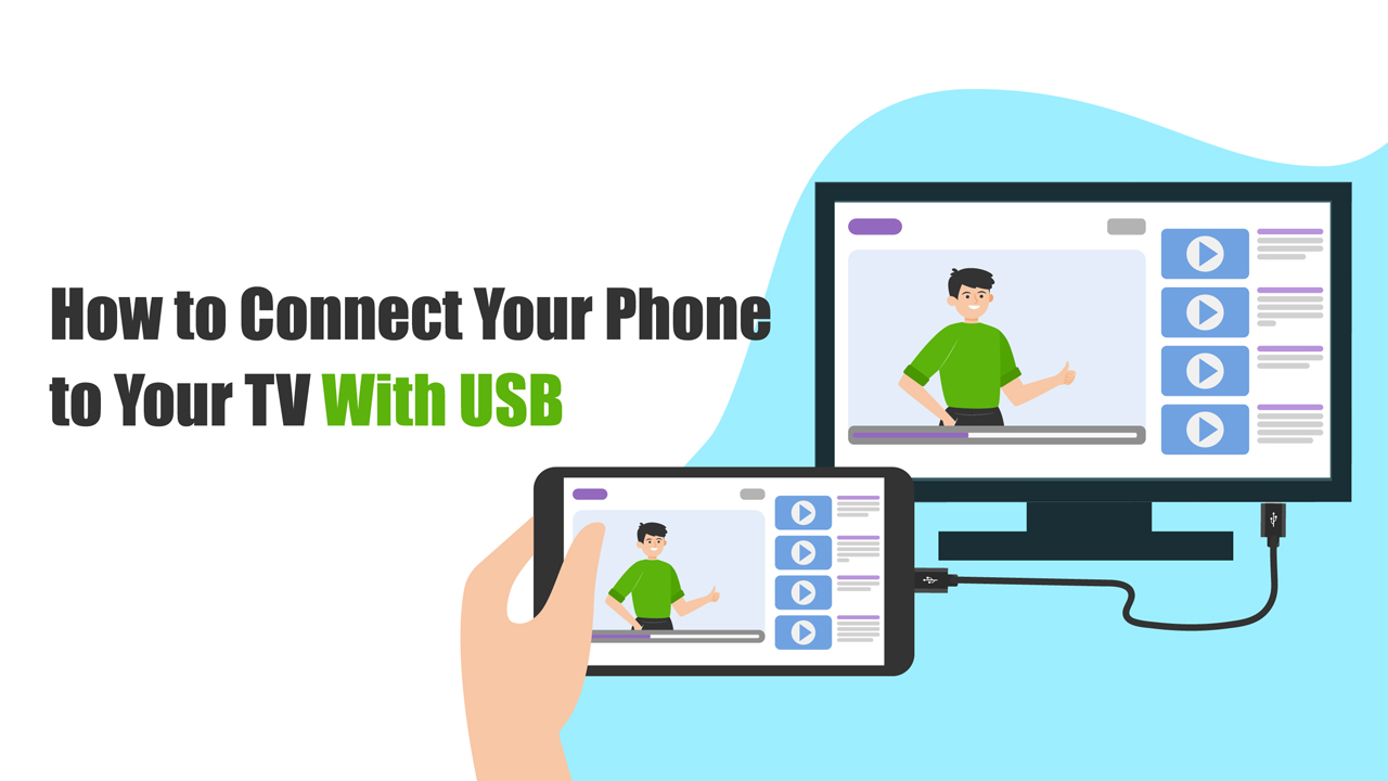 How To Connect Your Phone to Your TV With USB