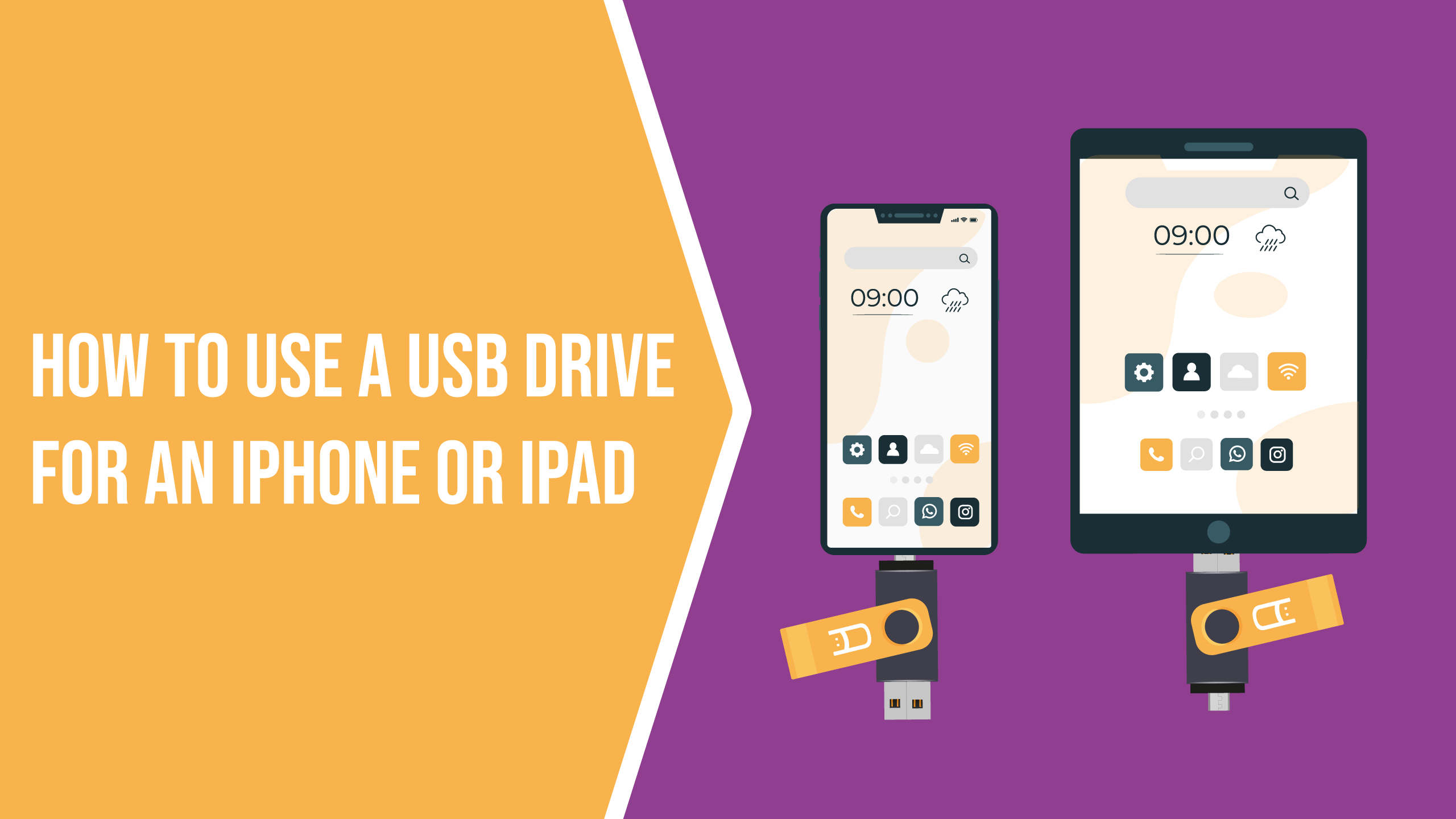 How To Use a USB Drive for an iPhone or iPad