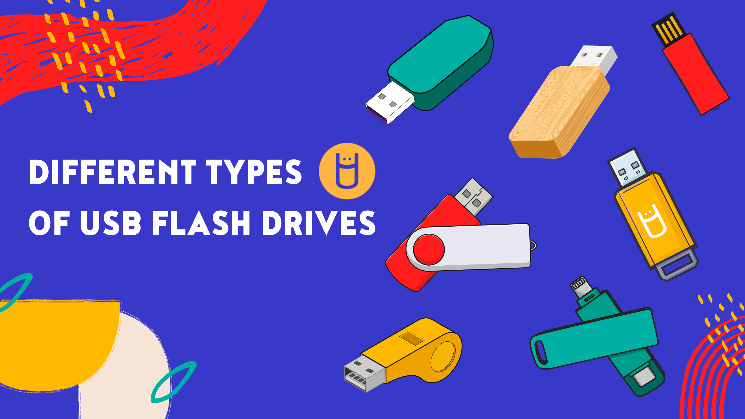 Different types of flash drives