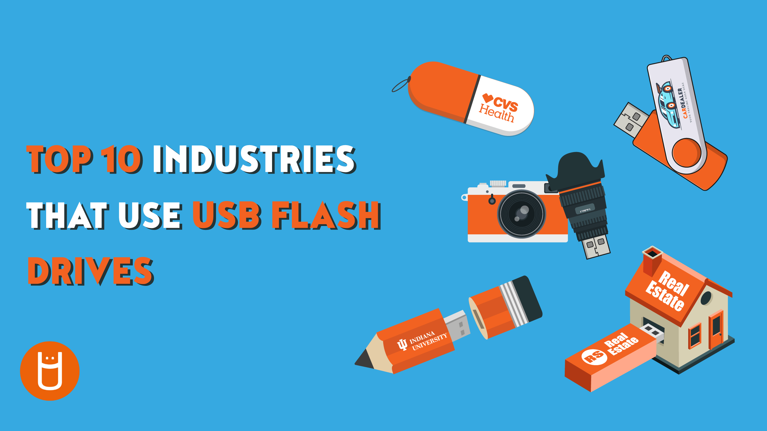 Ten industries that use flash drives - USB Memory Direct