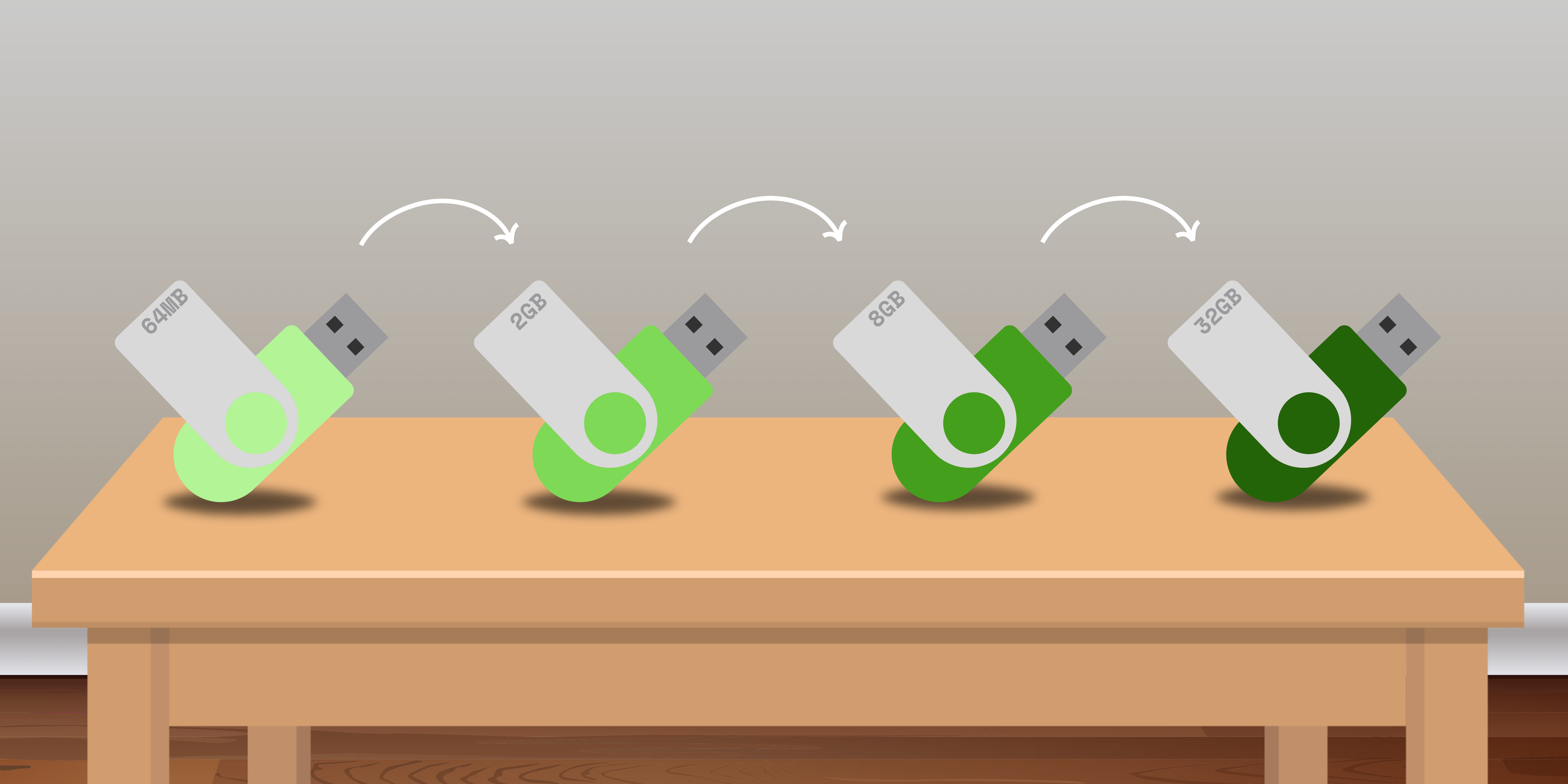 flash drive sizes