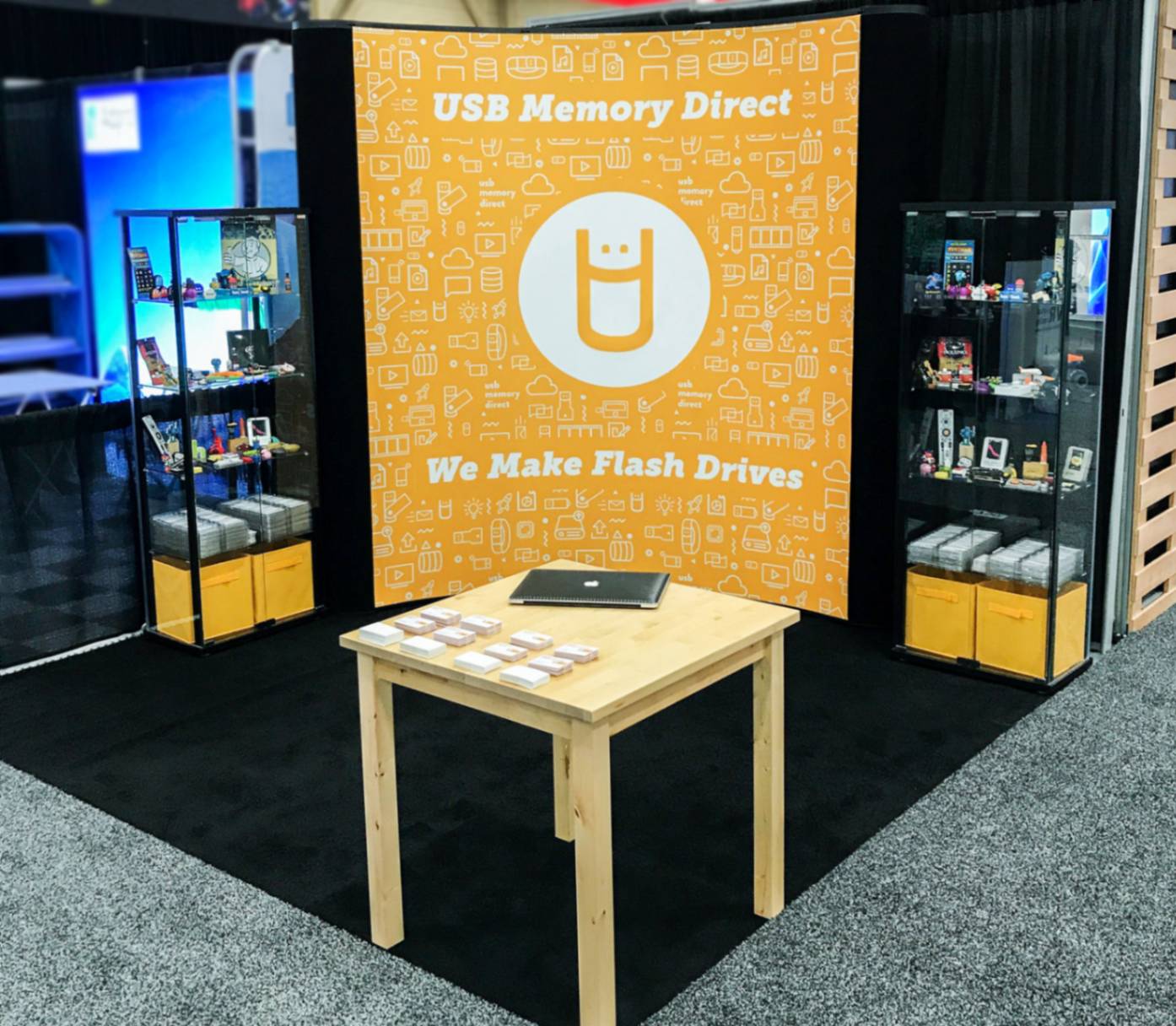 USB Memory Direct Tradeshow Booth 