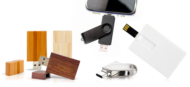 Ready-to-ship unprinted USB drives available online