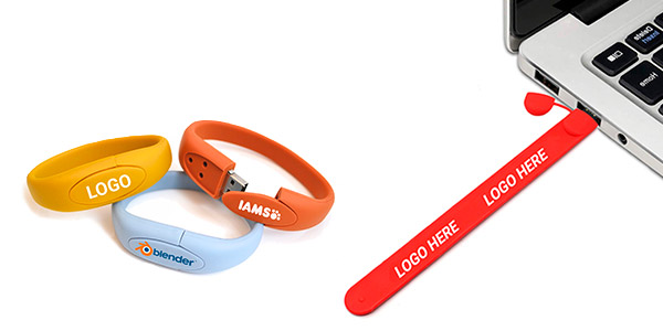 Custom USB Wristbands