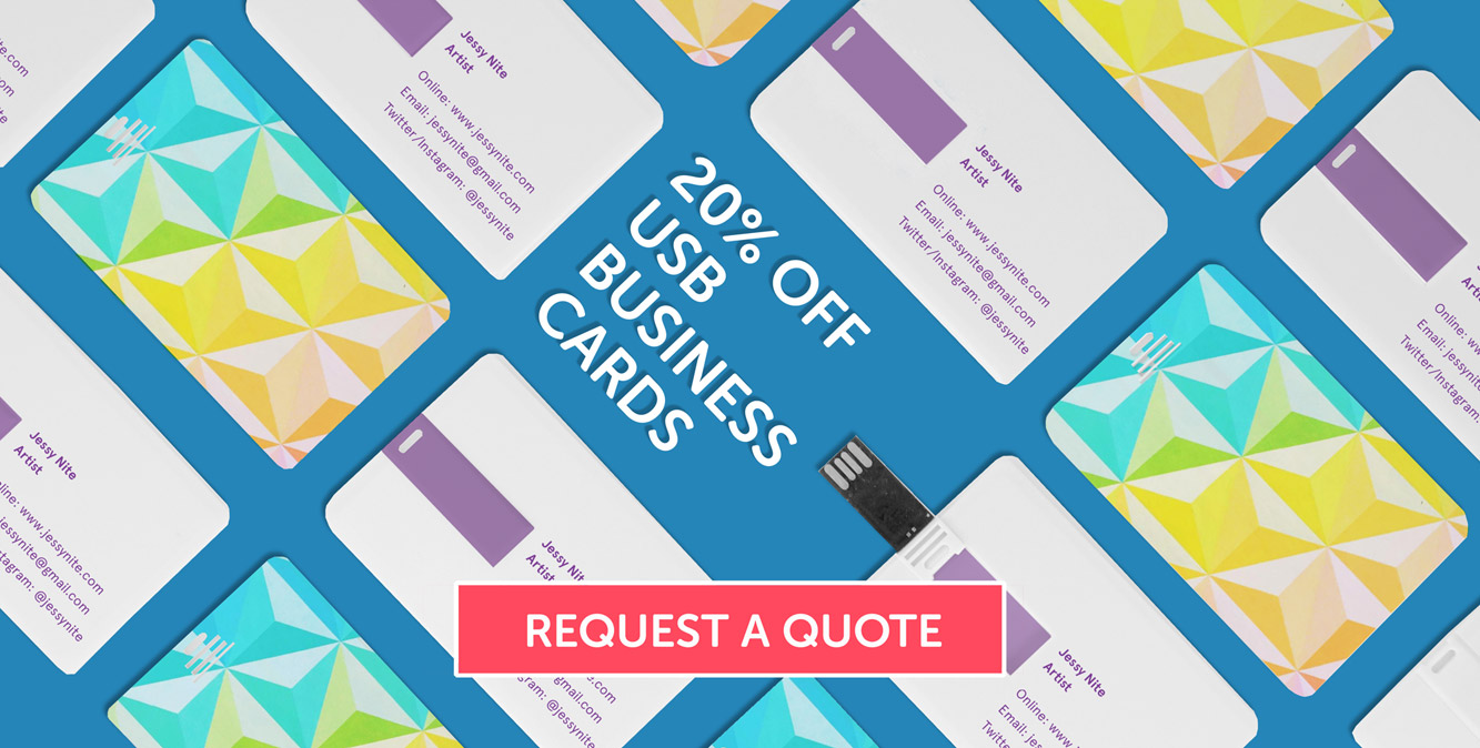 Get 20% Off USB Business Cards