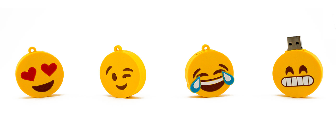 Emoji Drives Lined Up