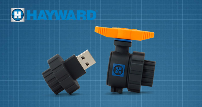 Hayward Flow Control Custom Shaped Flash Drives