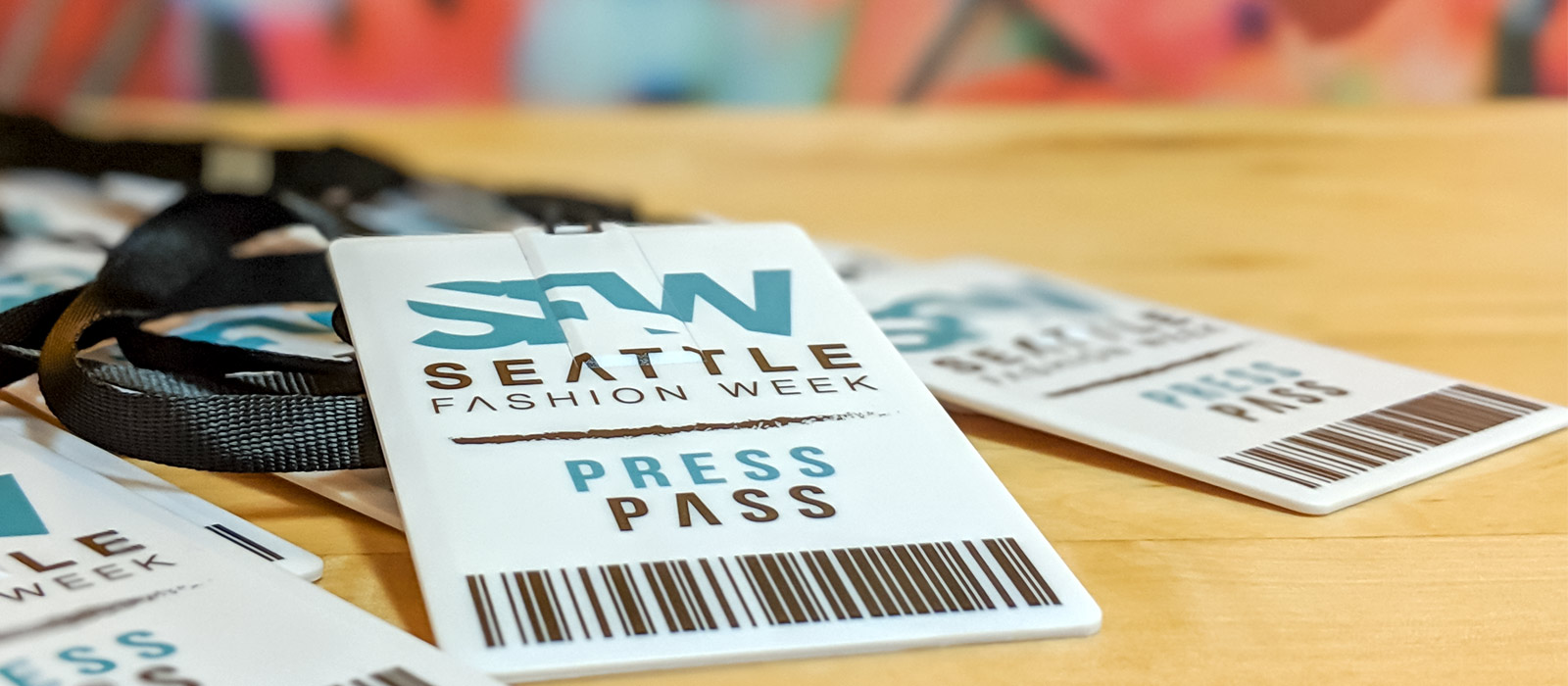 Seattle Fashion Week Press Pass Flash Drives