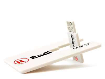 Card-twist Wholesale Flash Drives