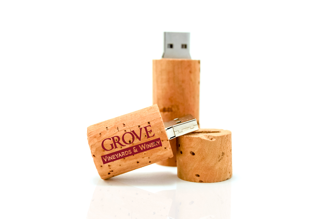 A Customized Cork USB Flash Drive