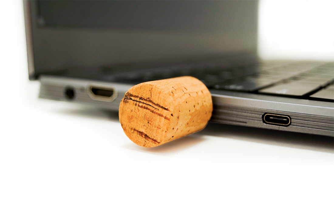 Cork Flash Drive USB