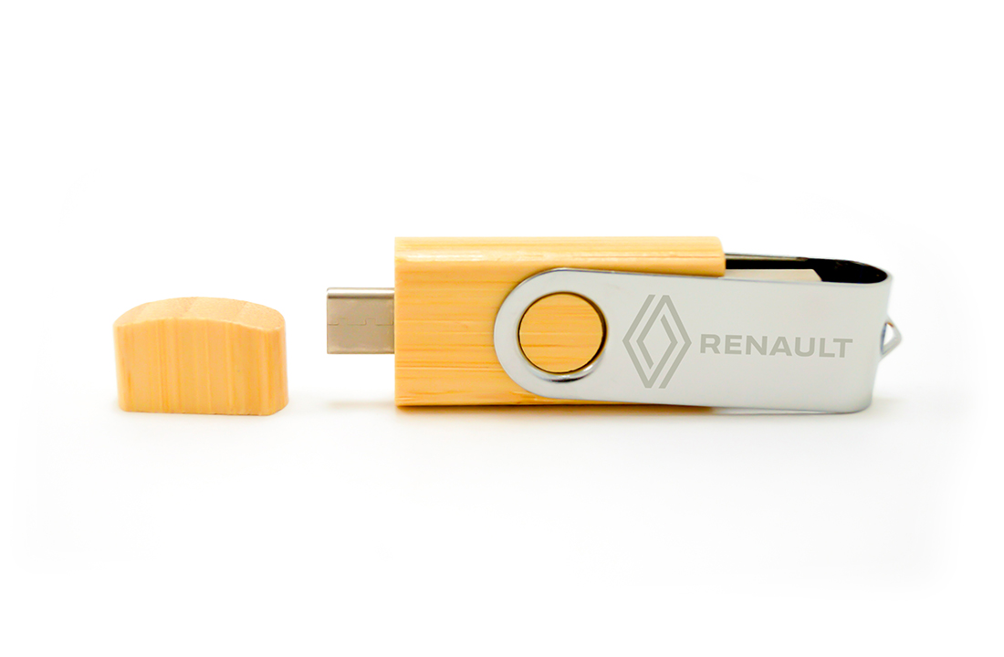 TypeC Custom Wooden USB Thumb Drives