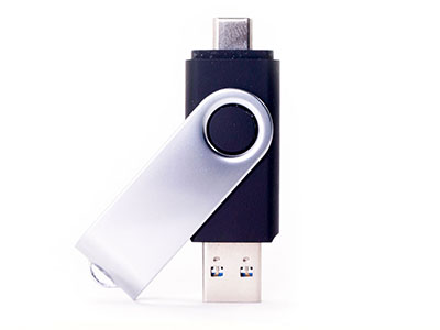 Dual SWM USB Type C Flash Drive