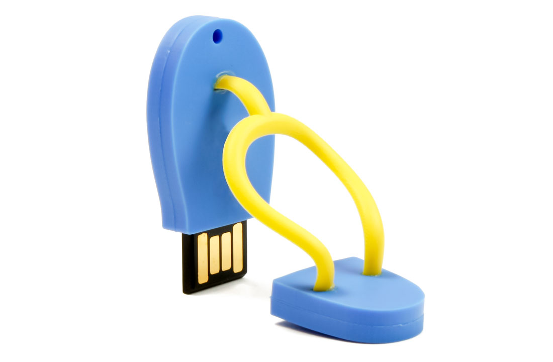 Flip Flop Custom Made Flash Drives
