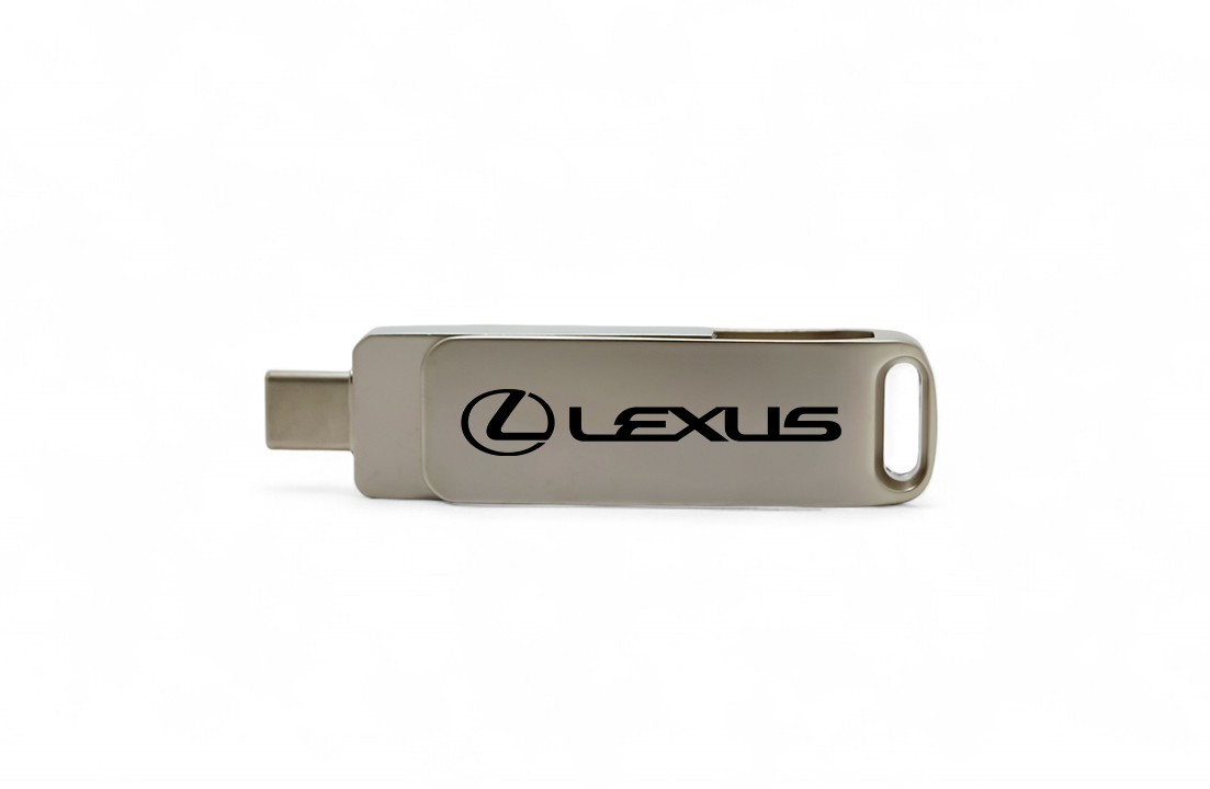 Custom USB Flash Drive Type C Pivot Style