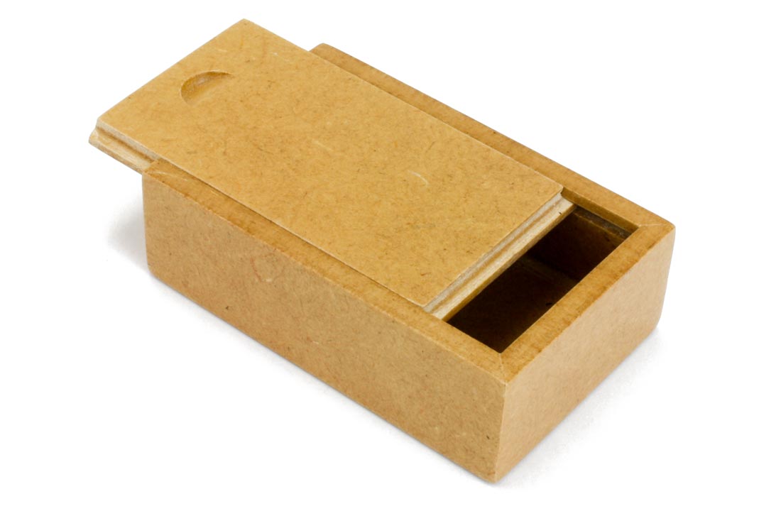 Slide top wooden shop box