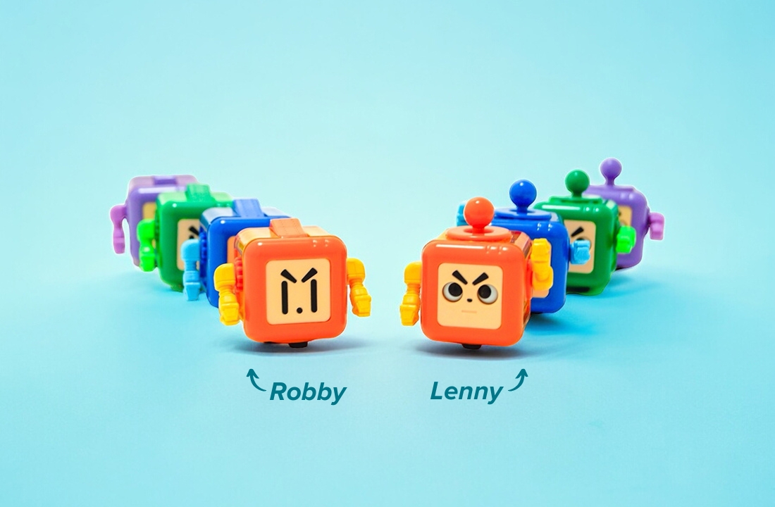 All Fidget Robot Cube