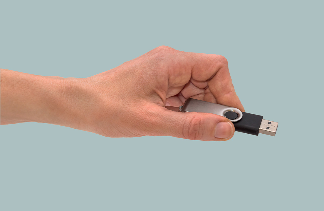 Blank Swivel Usb Flash Drive