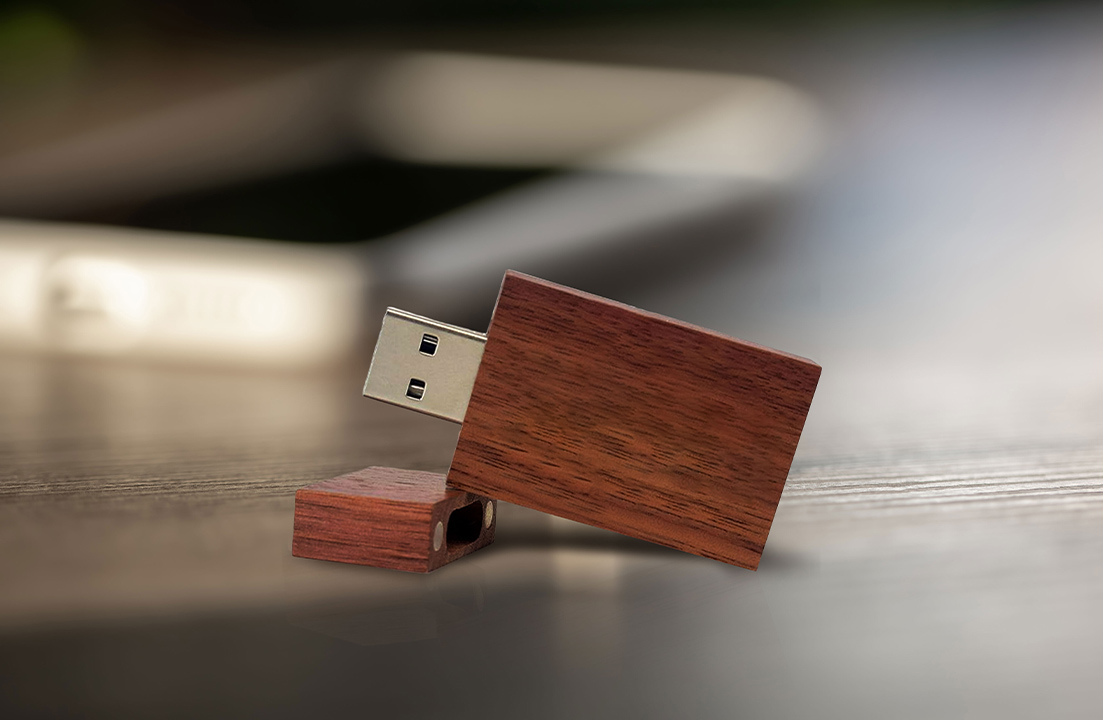 Unprinted Wooden Usb 2.0 Flash Drive