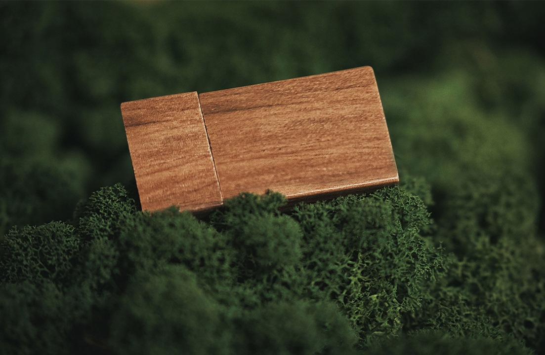 Wooden Tower Usb Flash Drive